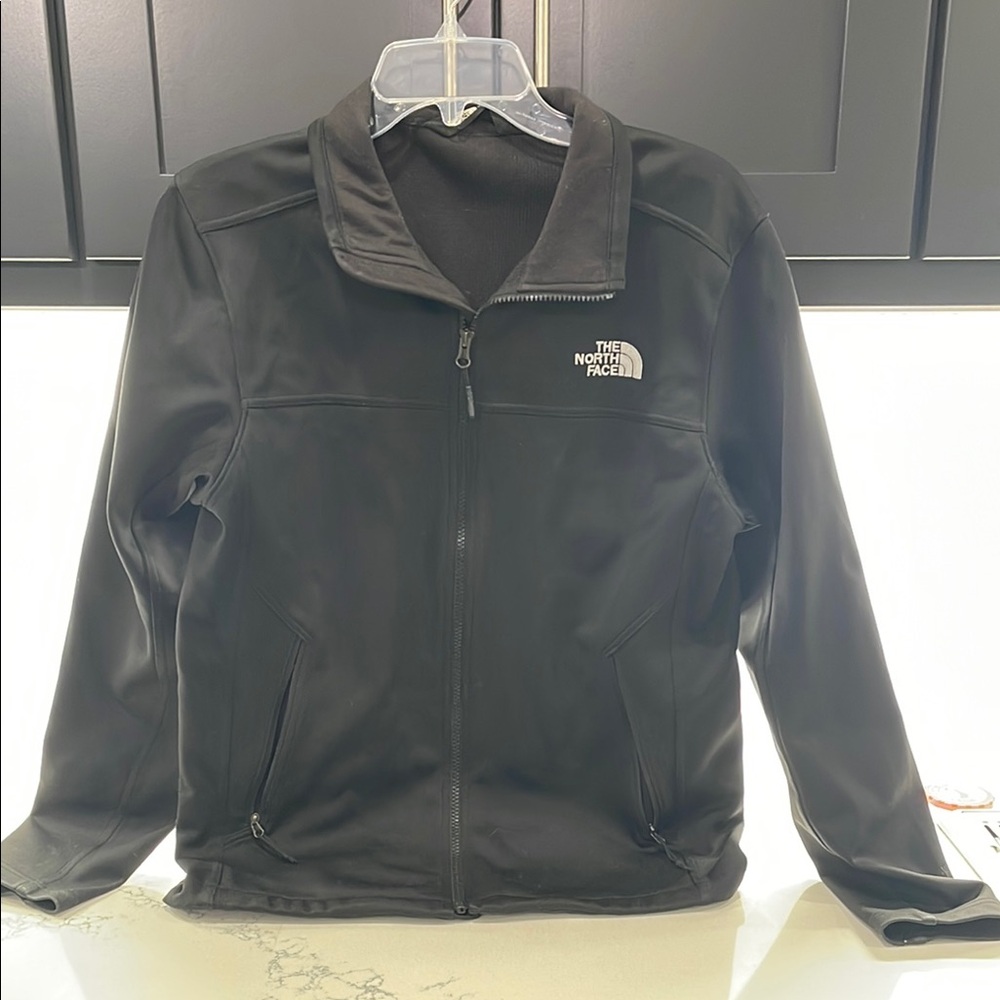 The North Face Black Performance Jacket with Stand-Up Collar